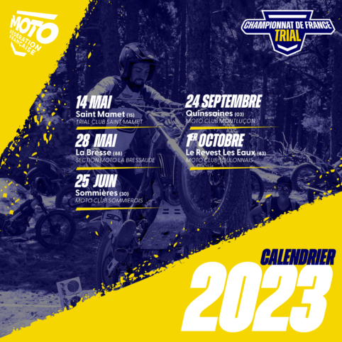 Coup d’envoi de la saison 2023 pour le Championnat de France de Trial !