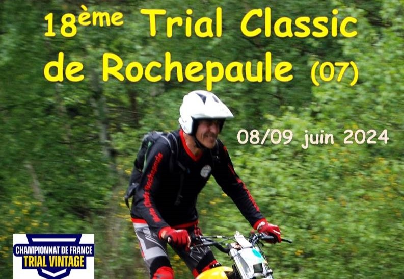 Le CF de Trial Vintage se dirige en Ardèche